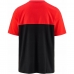 T-shirt med kortärm Herr Kappa Emir CKD Svart Röd