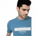 Heren-T-Shirt met Korte Mouwen 4F M304 Blauw Indigo