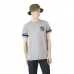 Camiseta de Manga Corta Hombre New Era Heritage Stripe New York Yankees Gris Gris claro