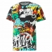 Kortarmet T-skjorte til Menn Puma Graffiti Svart