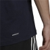 Kortærmet T-shirt til Mænd Adidas Aewroready D2M Feelready Sort