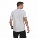 Pánske tričko s krátkym rukávom AEROREADY Adidas Designed To Move  Biela