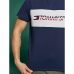 Miesten T-paita Tommy Hilfiger Logo Driver Tummansininen