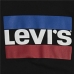 Camisola de Manga Curta Homem Levi's Logo Jr  Preto