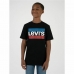 Мъжка тениска с къс ръкав Levi's Logo Jr  Черен