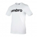 Men’s Short Sleeve T-Shirt Umbro  LINEAR 65551U 13V White