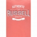 Ανδρική Μπλούζα με Κοντό Μανίκι Russell Athletic Amt A30081 Πορτοκαλί Κοράλι