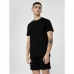 Men’s Short Sleeve T-Shirt 4F Regular Plain Black