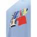 Ανδρική Μπλούζα με Κοντό Μανίκι Russell Athletic Emt E36211 Μπλε Indigo