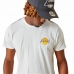 Sportiniai marškinėliai su trumpomis rankovėmis New Era LA Lakers NBA Balta