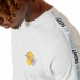 Sportiniai marškinėliai su trumpomis rankovėmis New Era LA Lakers NBA Balta