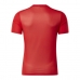 Koszulka sportowa z krótkim rękawem Reebok Workout Ready Czerwony