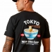 Kortærmet Sport T-shirt New Era Food Sort