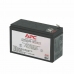 Bateria para Sistema Interactivo de Fornecimento Ininterrupto de Energia APC APCRBC106 Recarga 12 V