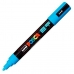 Felt-tip pens POSCA PC-5M Light Blue (6 Units)