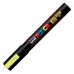 Felt-tip pens POSCA PC-5M Yellow (6 Units)