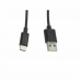 Kabel USB A 2.0 v USB C Lanberg CA-USBO-10CC-0010-BK Črna Pisana 1 m