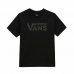 Kinder-T-Shirt met Korte Mouwen Vans Checkered Vans-B Zwart