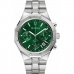 Pánske hodinky Bulova 96B409 zelená Striebristý
