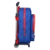 Школьный рюкзак с колесиками Sonic Let's roll Тёмно Синий 26 x 34 x 11 cm