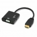 Strāvas Adapteris PcCom Essential HDMI VGA Jack 3.5 mm