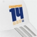 Αθλητικό Καπέλο Adidas Real Madrid UCL Champions Λευκό (Ένα μέγεθος)