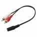 Kabel Audio Jack (3,5 mm) naar 2 RCA PcCom