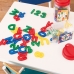 Lærerigt Spil Apli Tal og bogstaver Multifarvet Gennemsigtig Plastik (24 Dele)