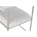 Chaise DKD Home Decor Polyester Acier Blanc (56 x 68 x 92 cm)