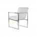 Krzesło DKD Home Decor Poliester Stal Biały (56 x 68 x 92 cm)