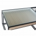 Centrālais galds DKD Home Decor Melns Daudzkrāsains Dabisks Koks Metāls Bambuss Stikls 110 x 60 x 45 cm