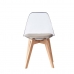 Spisebordsstol DKD Home Decor Beige Træ Polykarbonat 54 x 47 x 81 cm