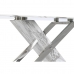 Stolik DKD Home Decor Biały Srebrzysty Szkło Stal 120 x 60 x 42 cm
