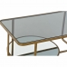 Кофейный столик DKD Home Decor Металл Стеклянный 90 x 50 x 35 cm