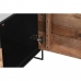 Mobilă TV DKD Home Decor 144,5 x 40 x 51 cm Negru Portocaliu Lemn Reciclat Pin