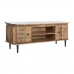 TV furniture DKD Home Decor Natural Metal Mango wood 140 x 40 x 55 cm