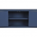TV-szekrény DKD Home Decor Kék Aranysàrga Fenyő Fa MDF 130 x 24 x 51 cm