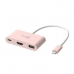 USB Hub j5create JCA379ER-N Pink