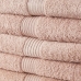 Håndklædesæt TODAY 100% bomuld 70 x 130 cm Pink (5 enheder)