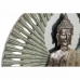 Fali Dekoráció DKD Home Decor Tükör Bézs szín Buddha Gyanta Világos Réz (59 x 5 x 59 cm)
