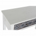 Consola DKD Home Decor Natural Castanho MDF Branco Árabe (107 x 36 x 81 cm)