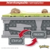 Statybos rinkinys Pokémon Mega Construx - Motion Pikachu 1095 Dalys
