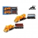 Set of cars Truck public works Yellow 119251 (2 Uds)