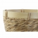 Basket set DKD Home Decor Bamboo Tropical Rushes (40 x 40 x 23 cm) (3 Pieces)
