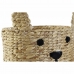 Basket set DKD Home Decor Rabbit Children's Rushes (35 x 35 x 45 cm) (2 Pieces)