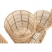 Basket set DKD Home Decor 42 x 42 x 48 cm Metal polypropylene Boho