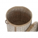Basket set DKD Home Decor Bamboo (31 x 31 x 45 cm)