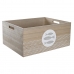 Ozdobná krabice DKD Home Decor Přírodní Dřevo MDF Spirály Středomoří 50 x 40 x 22,5 cm