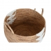 Набор корзин DKD Home Decor Белый Натуральный Веревка Морская трава Boho 55 x 55 x 40 cm