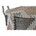 Набор корзин DKD Home Decor Белый Коричневый Натуральный Морская трава Зигзаг 39 x 39 x 53 cm